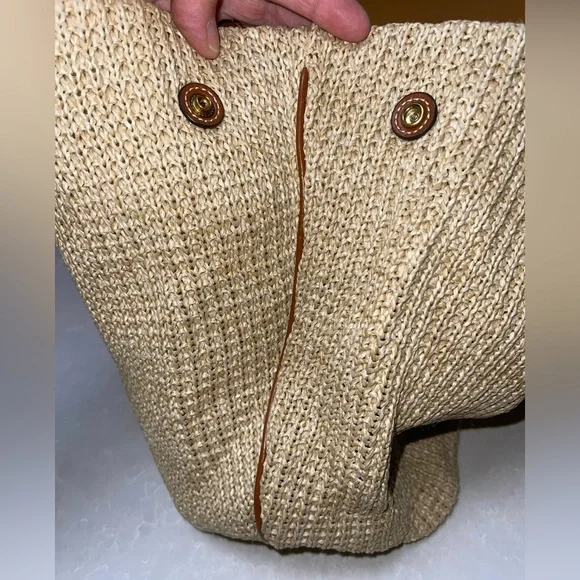 GUC STAUD Mercato Raffia Tote - Picture 8 of 12